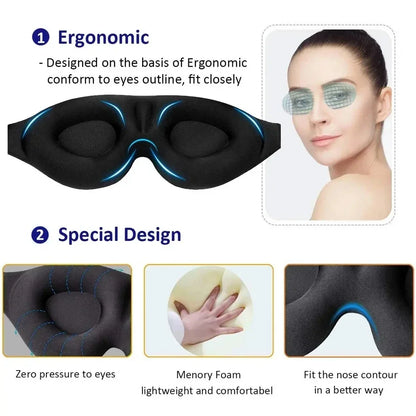 Adjustable 3D Eye Mask